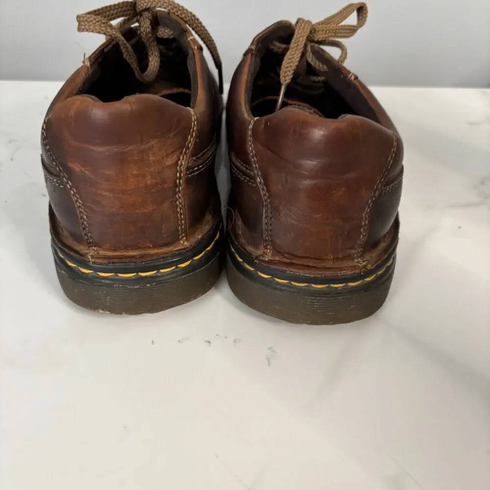 Dr. Martens Men Vintage Leather Shoes Loafer Oxford 8A91 Bowling Peanut Size 9